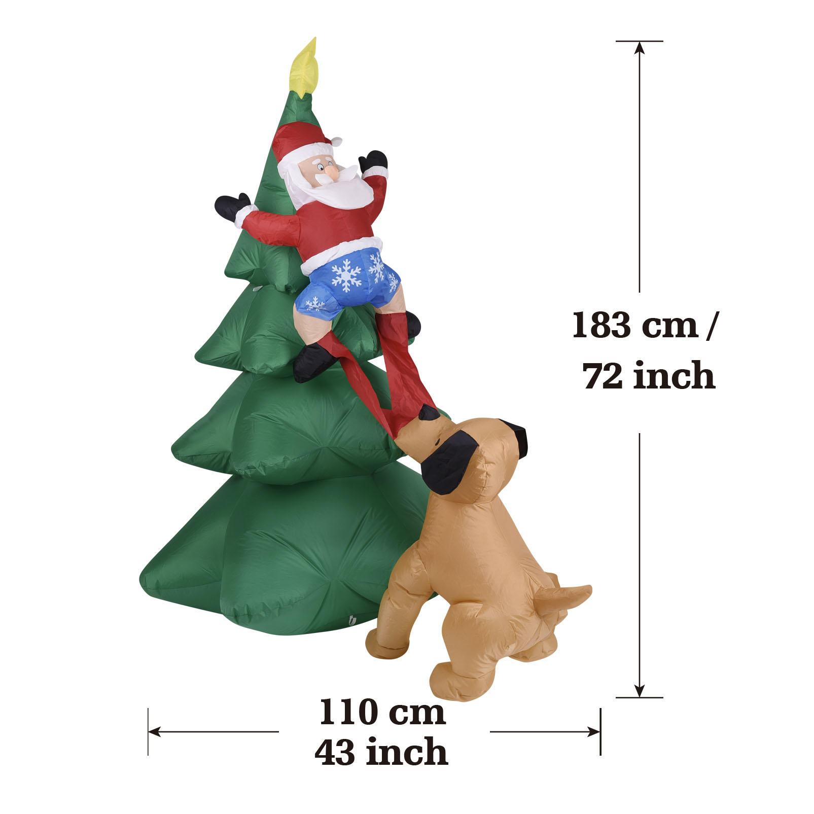 Świąteczny dmuchany pies z Mik – Bonsai Garden Tree recenzja i cena