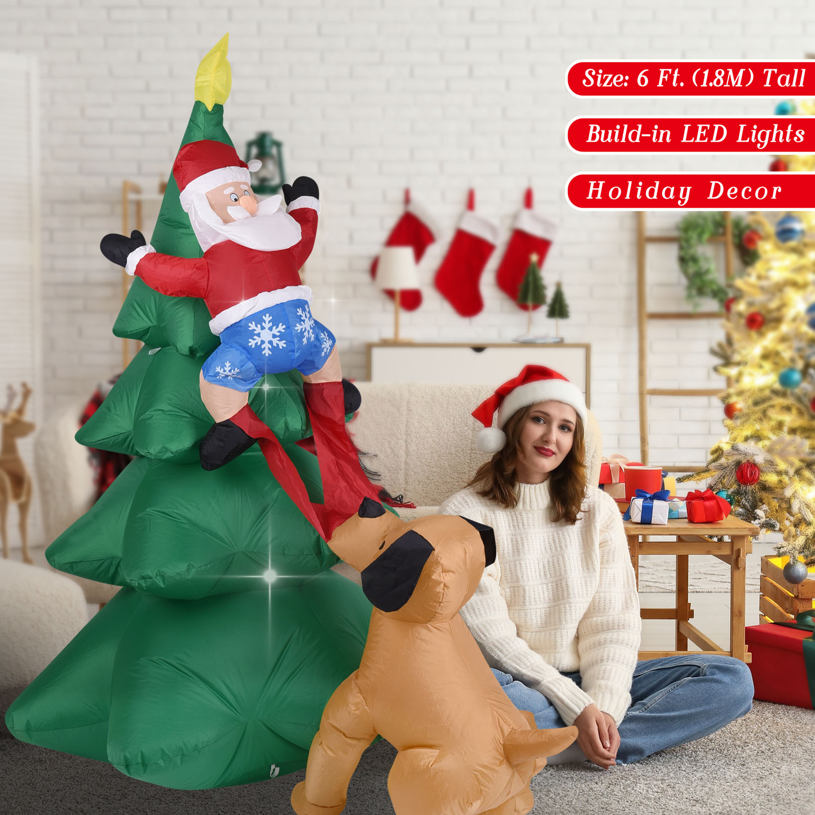 Świąteczny dmuchany pies z Mik – Bonsai Garden Tree recenzja i cena