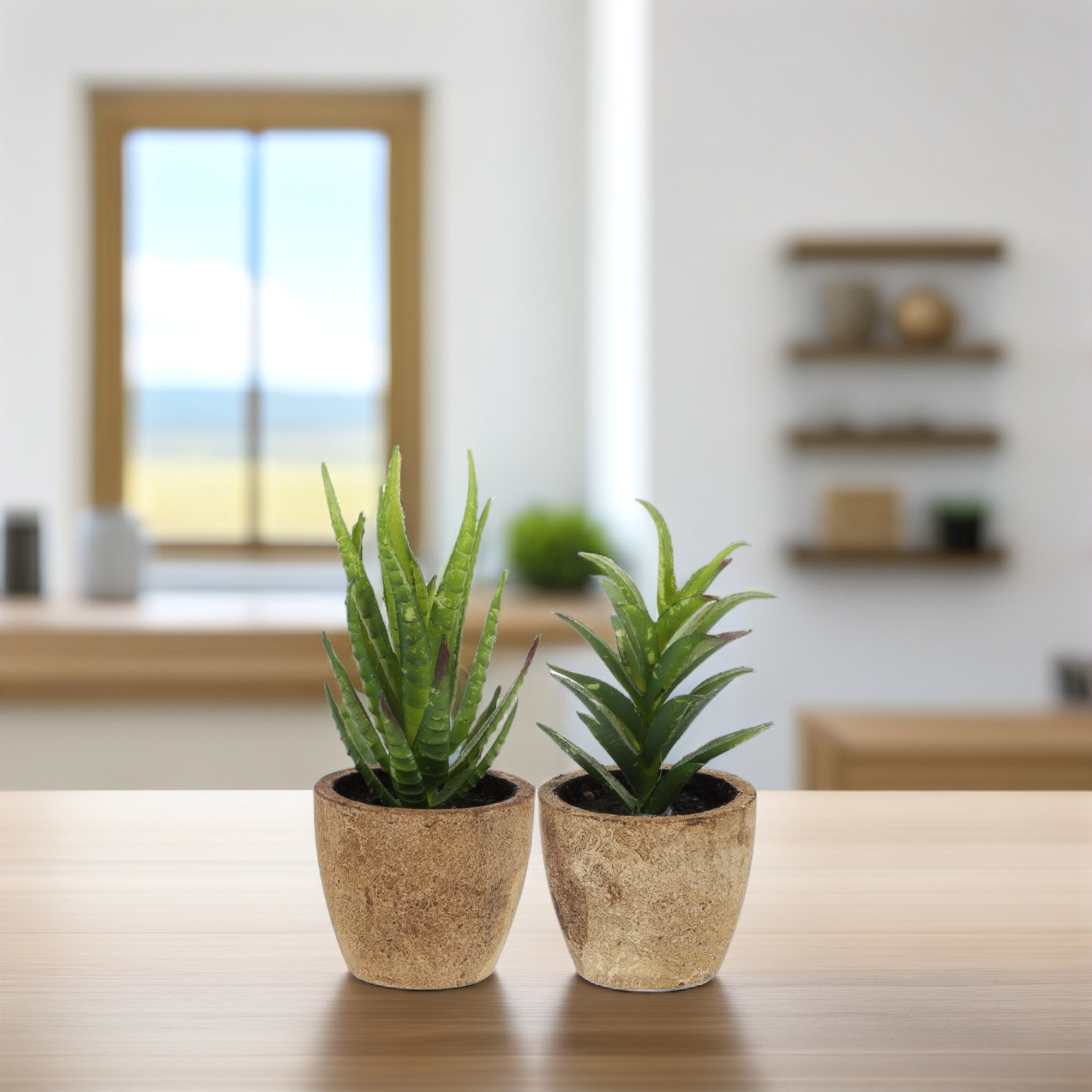 4 szt. Symulowane sukulenty bo – Bonsai Garden Cafe recenzja i cena