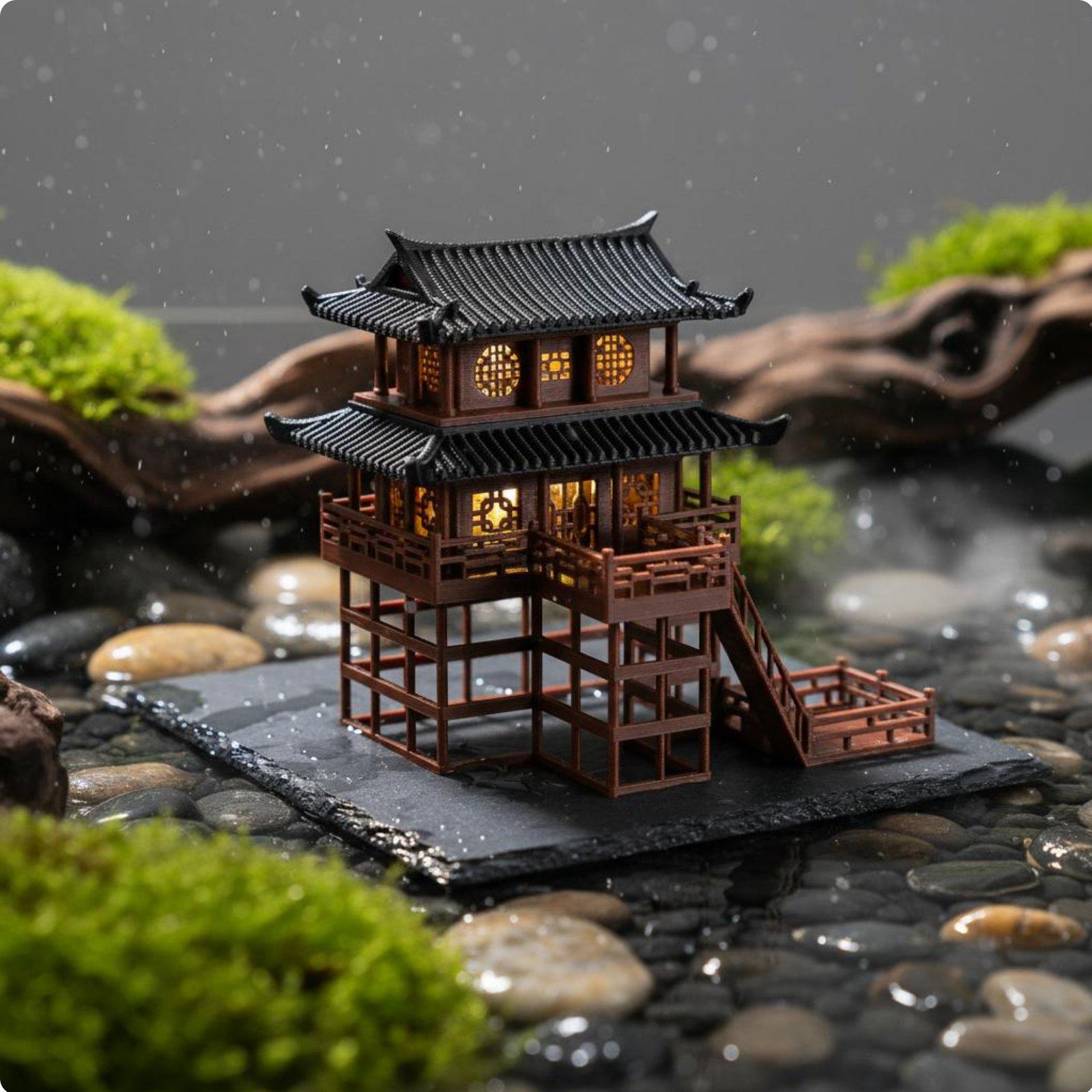 Plastikowa pagoda bonsai na st – Bonsai Gardener recenzja i cena